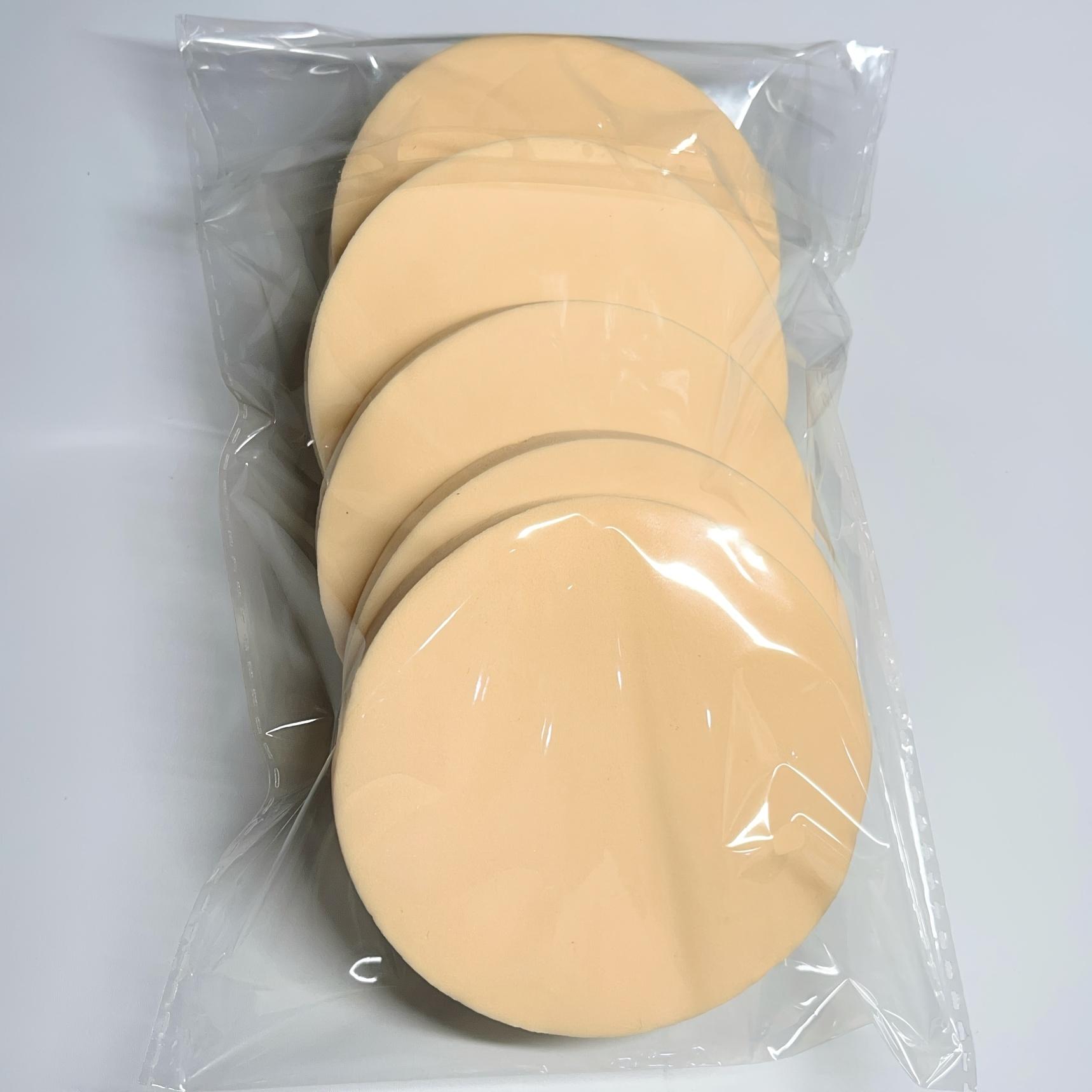 

5pcs of Round Puffs, Oversized Super Soft Wet and Dry Makeup Sponge Puffs, Delicate and Do Not Eat Powder