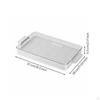 Rectangular Draining Board Easy to Clean Double Layer Tea Tray Large Capacity