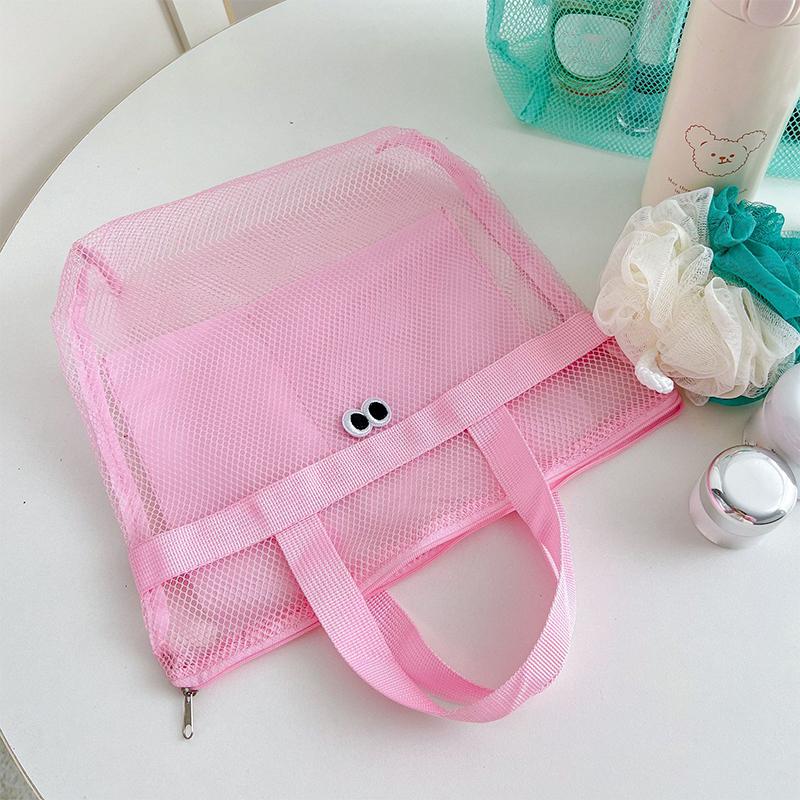 Big Eyes Beach Bag, Toiletry Bag, Large Capacity Cosmetic Storage Handbag, Shoulder Bag, Portable Handbag Storage Bag