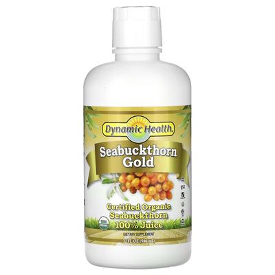 Rokitnik Złoty, 100% certyfikowany organiczny sok z rokitnika, 32 fl oz (946 ml)