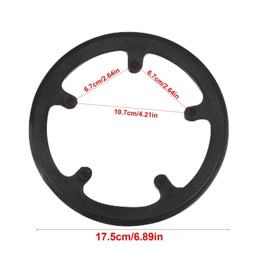 Mountain Bike Chain Guard Bike Chain Protector Guard Wrap Protector Frames 40 Teeth 5-hole for All-Weather Trail Commuting Ride