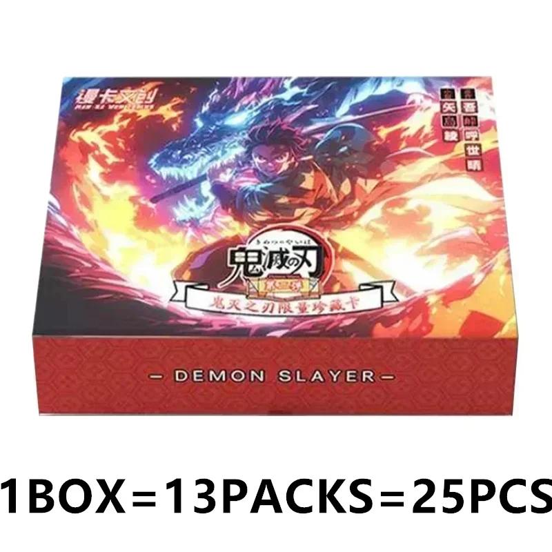 Genuine : Kimetsu No Yaiba Trading Card Kamado Tanjirou Kamado Nezuko Anime Collection Card Board Game Toy Gift