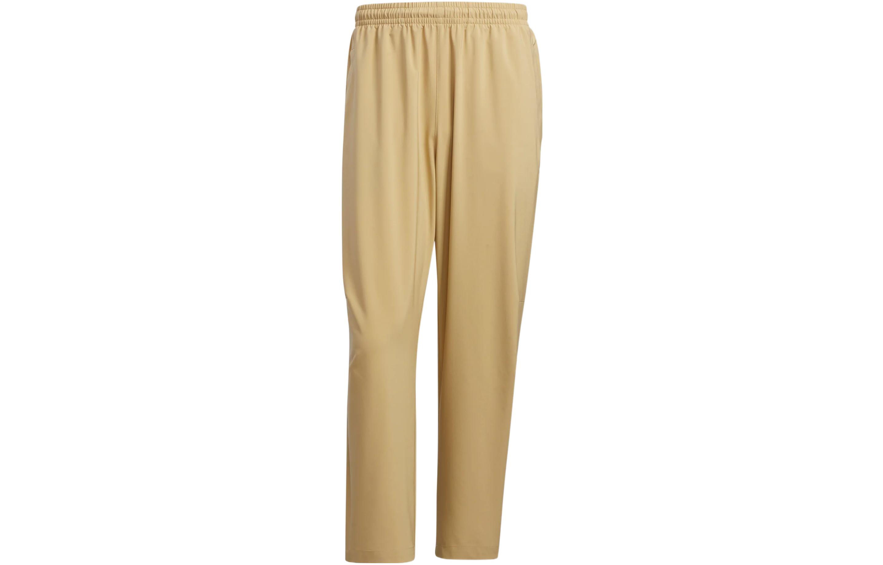 

Adidas Originals Knitted Sweatpants Men s Khaki Moderate Straight Fit Pants HR3431 M