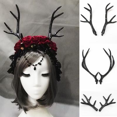 Ručně vyráběné vánoční dekorace Jelení roh DIY čelenka Jelení parohy Simulace Party Cosplay Umělé