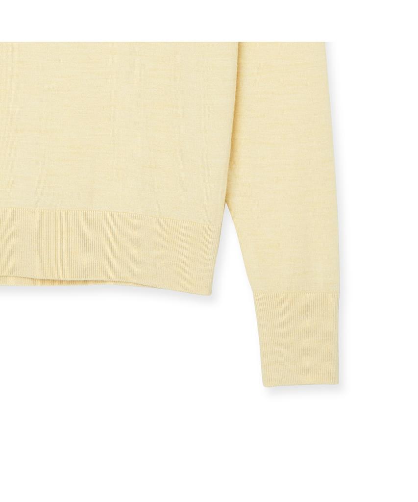 IOLO String Wool Silk Turtleneck_Butter