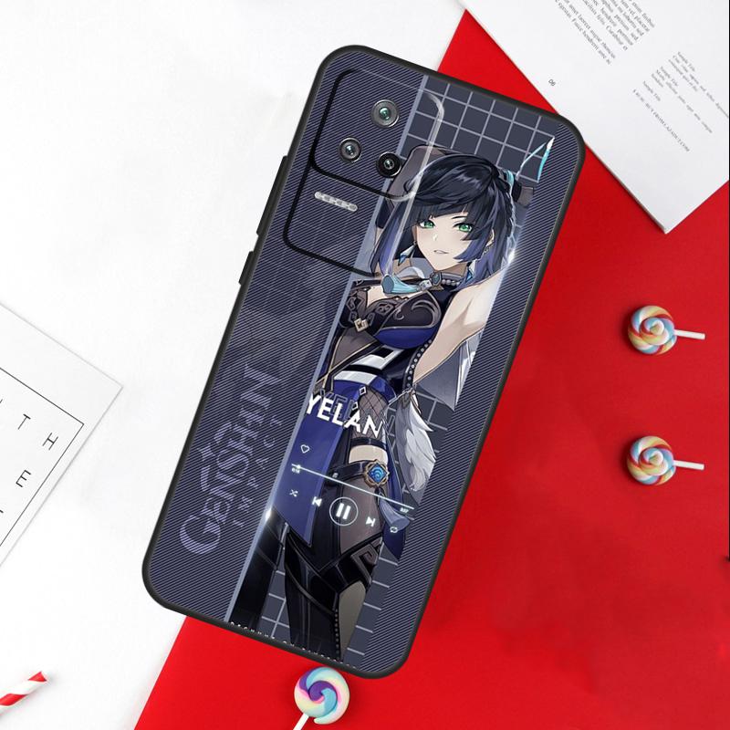 Yelan Genshin Impact Hülle Für Xiaomi 11T 12T 13T 14T Pro 13 14 15 Ultra POCO X7 Pro X3 X5 X6 F5 F6 M6 Pro Case