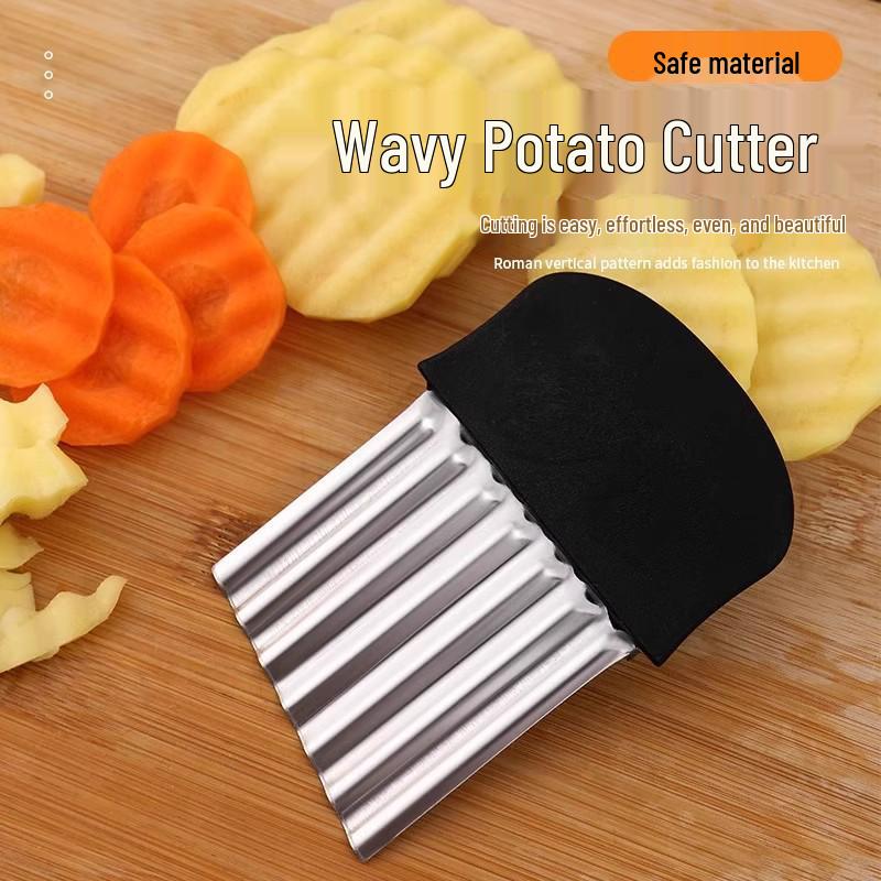 Free Shipping: Wolf Tooth Wavy Potato Knife - Vegetable & French Fry Cutter