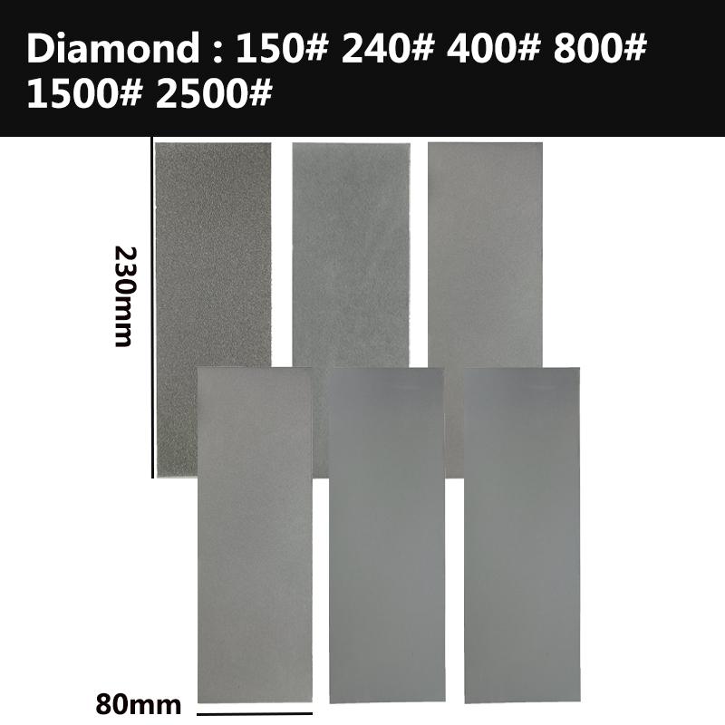 1000 Diamond Plate Hard Large Sharpening Stone Professional Knife Sharpener Whetstone Edge Blade Sharp Apex Sheet Ruby Spyderco