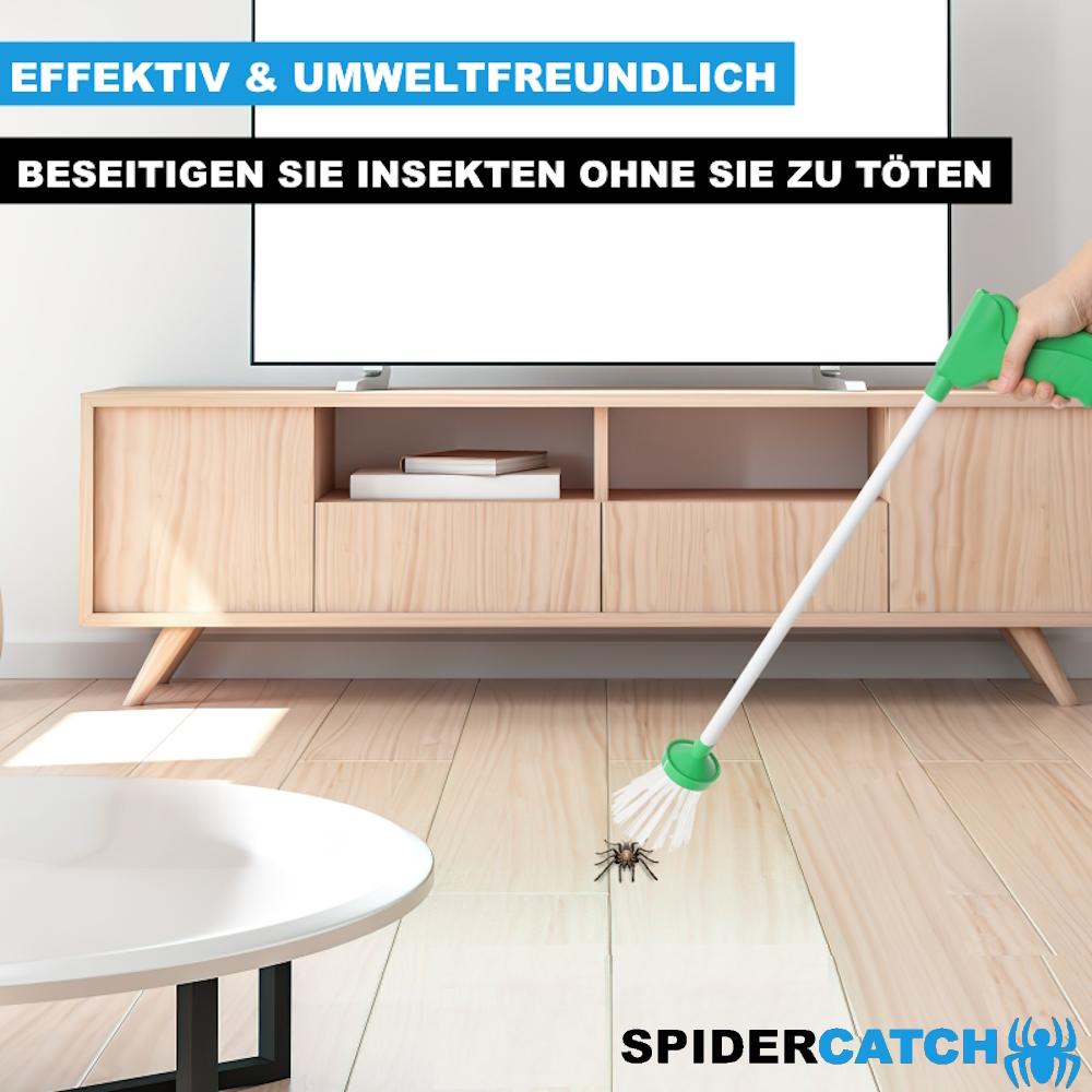 SPIDERCATCH Edderkoppfanger Edderkoppgriper Insektfanger Gripeklype ekstra lang