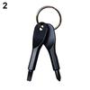 2 Keys Stainless Keychain Screwdriver Set Outdoor Multifunction Pocket Tool