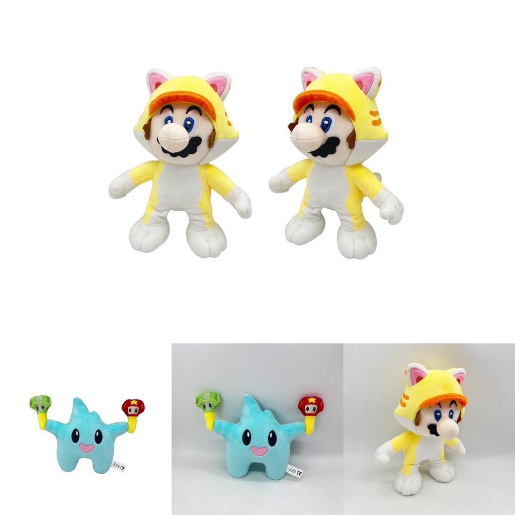 Mario Cat Plush Figure Soft And Squishy Toy Inspired By The Video Game