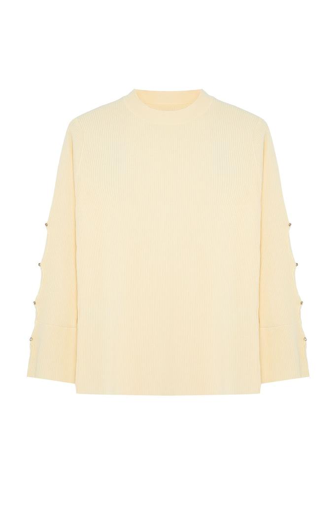 Women's Style Plus Size Black Turtleneck Plain Bodycone Polyelite Knitwear Plus Size Blouse