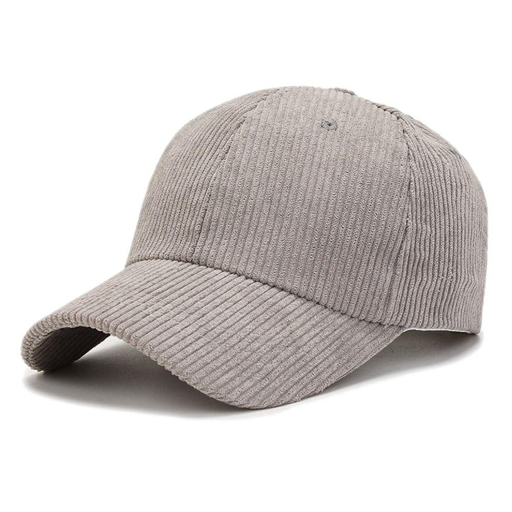

New Adjustable Baseball Cap Vintage Style Solid Color Baseball Hat Unisex Snapback Hat сірий