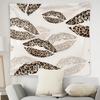 1pc Black  White Lip Print Polyester Tapestry 2D Print Wall Hanging for Bedroom Living Room Home Decor Stylish Gift for Room Wa
