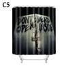 Tenda Doccia Halloween Tende Finestra Mani Sanguinanti Horror Tende Doccia Bagno Per Decorazioni di Halloween