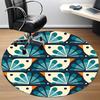 1pc Birds Pattern Office Round Area Rug, Indoor Mat Suitable For Office, Under Office Chairs Bedroom Living Room Home Decor, Room Deco