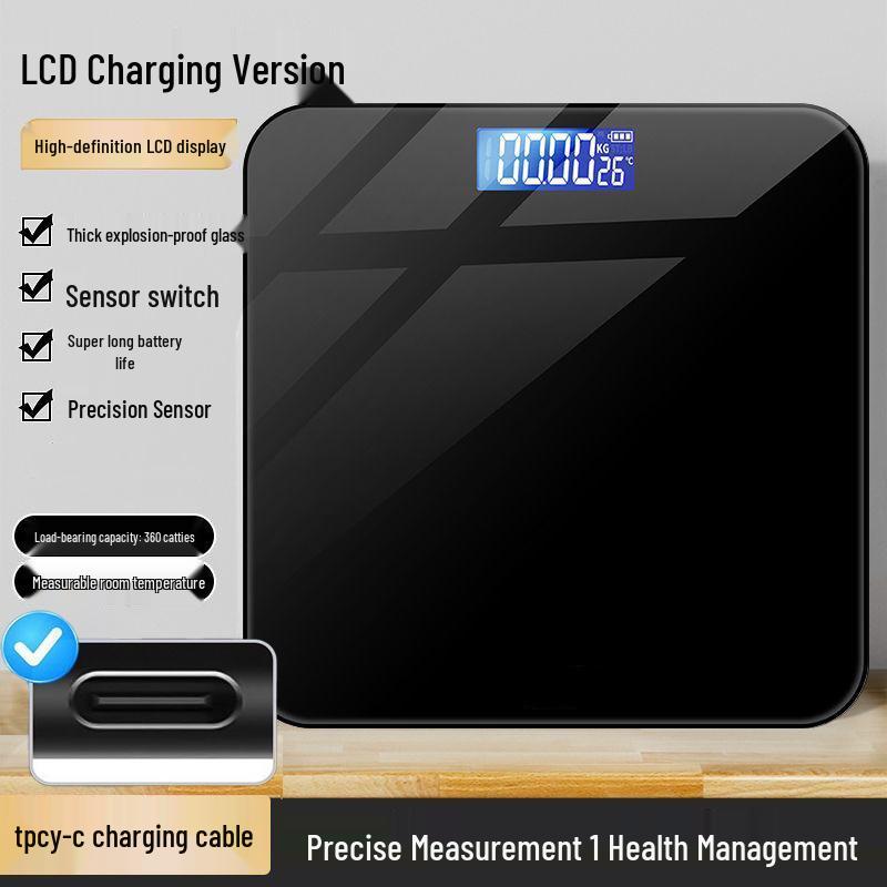 Compact Smart Body Fat Weighing Scale for Adults and Girls