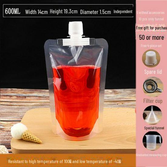 Portable Music Festival Water Bag - Food Grade, Disposable, Essential for Concerts