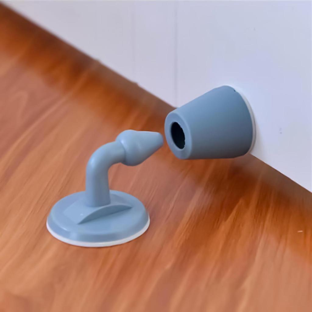 Self-Adhesive Door Stopper Anti-Collision Suction Door Stopper Catch for Bedrooms Bathrooms Offices