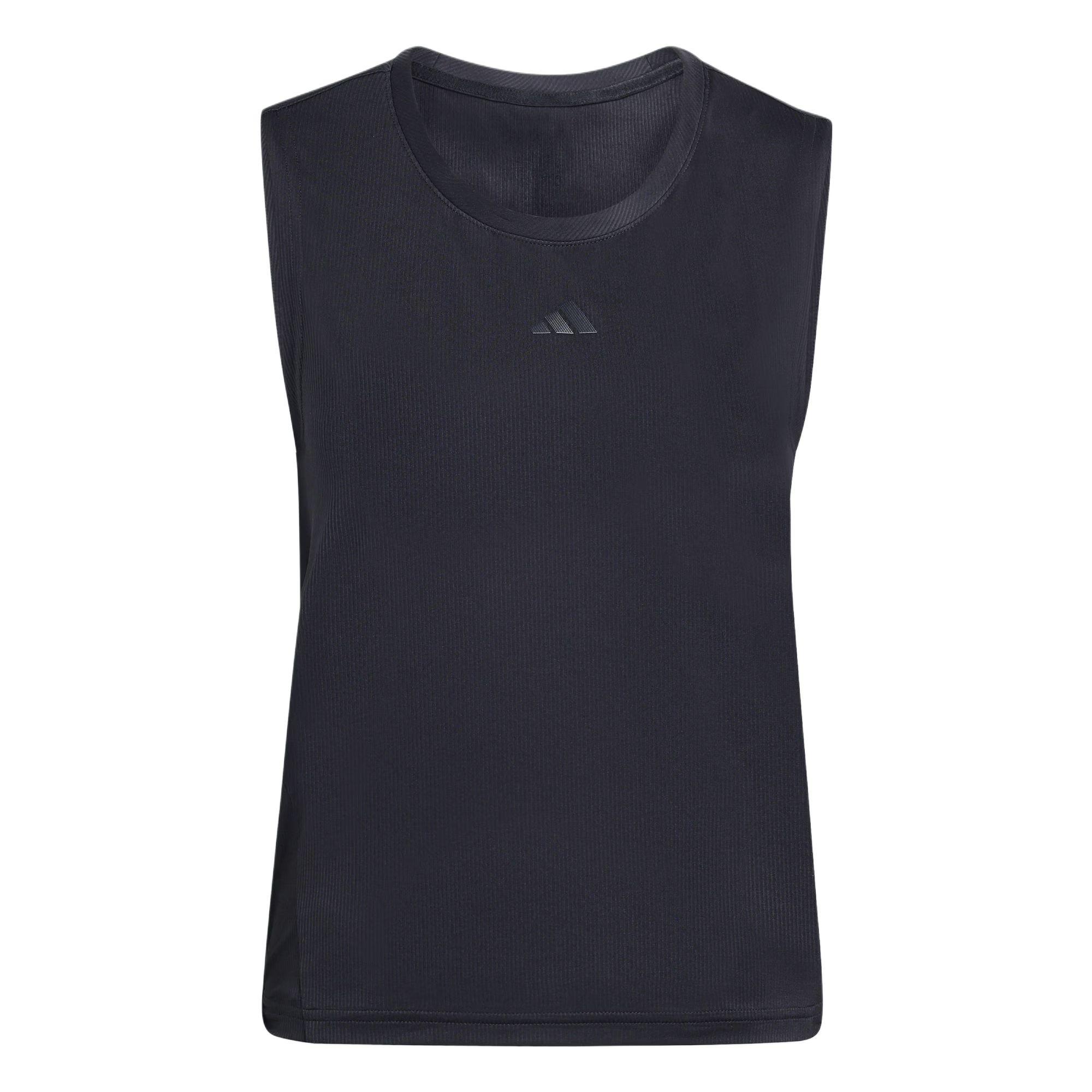 

Adidas Tennis FW25 Match Tank Top Gameset Quick-Dry Knitted Sleeveless Tennis Shirt Women tops KE6178 XS