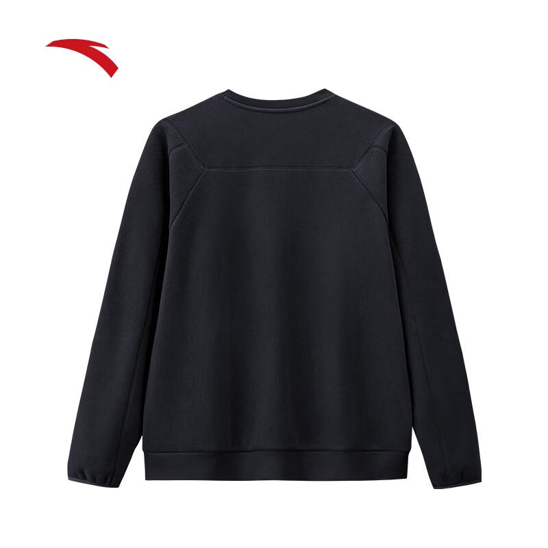 ANTA Men's Fleece-Lined Crewneck Pullover Sweatshirt