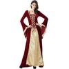 Halloween Medieval Vintage Court Queen Strap-on Dress Parent-Child Performance Costume