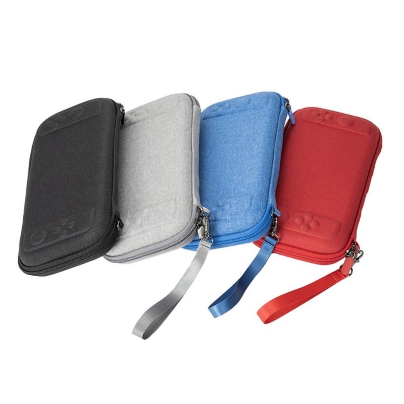 EVA Protective Case Organiser Bag for NS2 Console Shockproof Multiple Mesh Compartment Storage Handbag