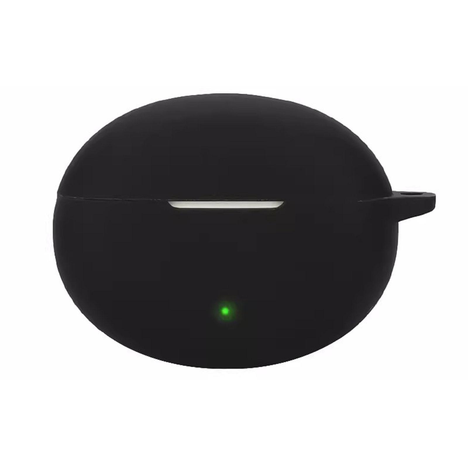 

М який силіконовий захисний чохол для бездротових навушників OPPO Enco Air4 Pro, ударостійкий портативний чохол чорний