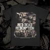 Retro Red Dead Redemption Game Gekopieerd Ontwerp Unisex T-shirt Puur Katoen Alle Seizoenen Casual Streetwear Top Oversized T-shirt