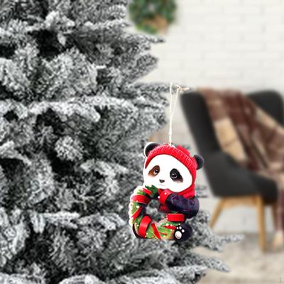 Hanging Ornament Panda Decoration Pendant Stylish Party Favors Window Bright Color