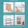 Dish Storage Rack Multi-Layer Design Large Capacity Rustproof Corrosion Resistant Kitchen Countertop Storage Holder Food Preparation Rack