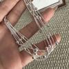 100% Solid 925 Sterling Silver Retro Bracelet for Women Men Vintage Handmade Wide Heavy Hollow Heart Bracelet Birthday Gift