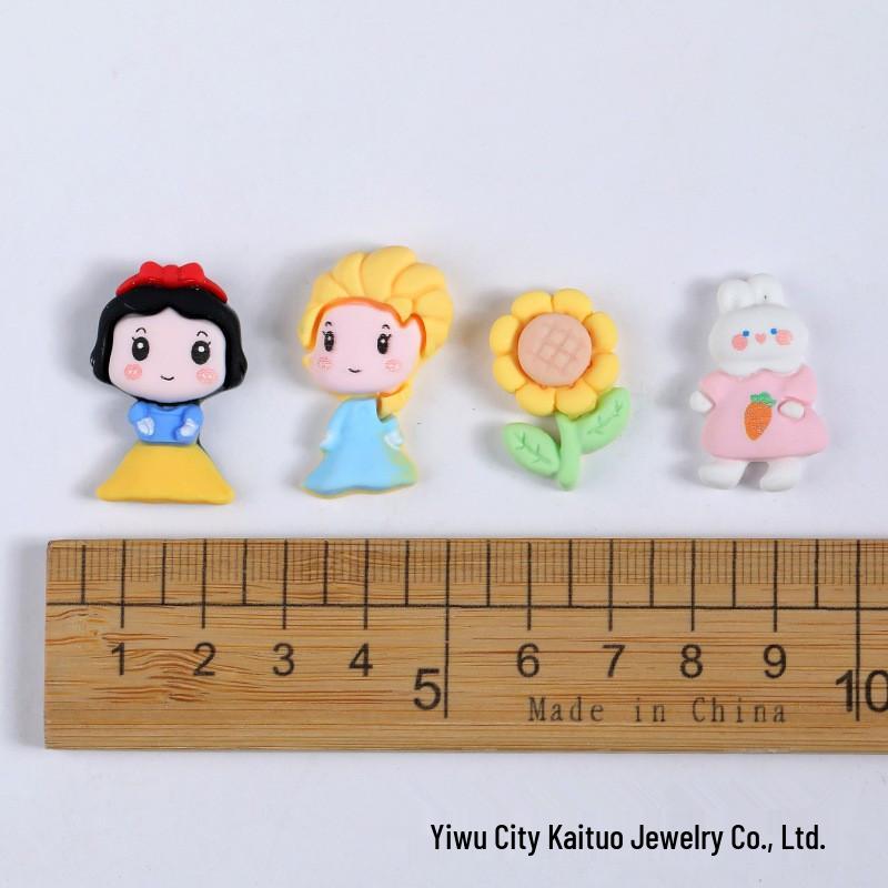 Trendy Cute Princess DIY Resin Charms for Phone Cases, Crocs, and Hair Clips
