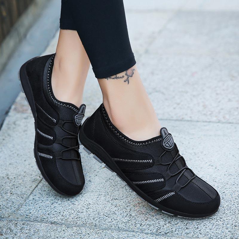 Summer Breathable Sport Sneakers Woman Shoes for Women Sports Lady Tennis Femme Black Training Trainers