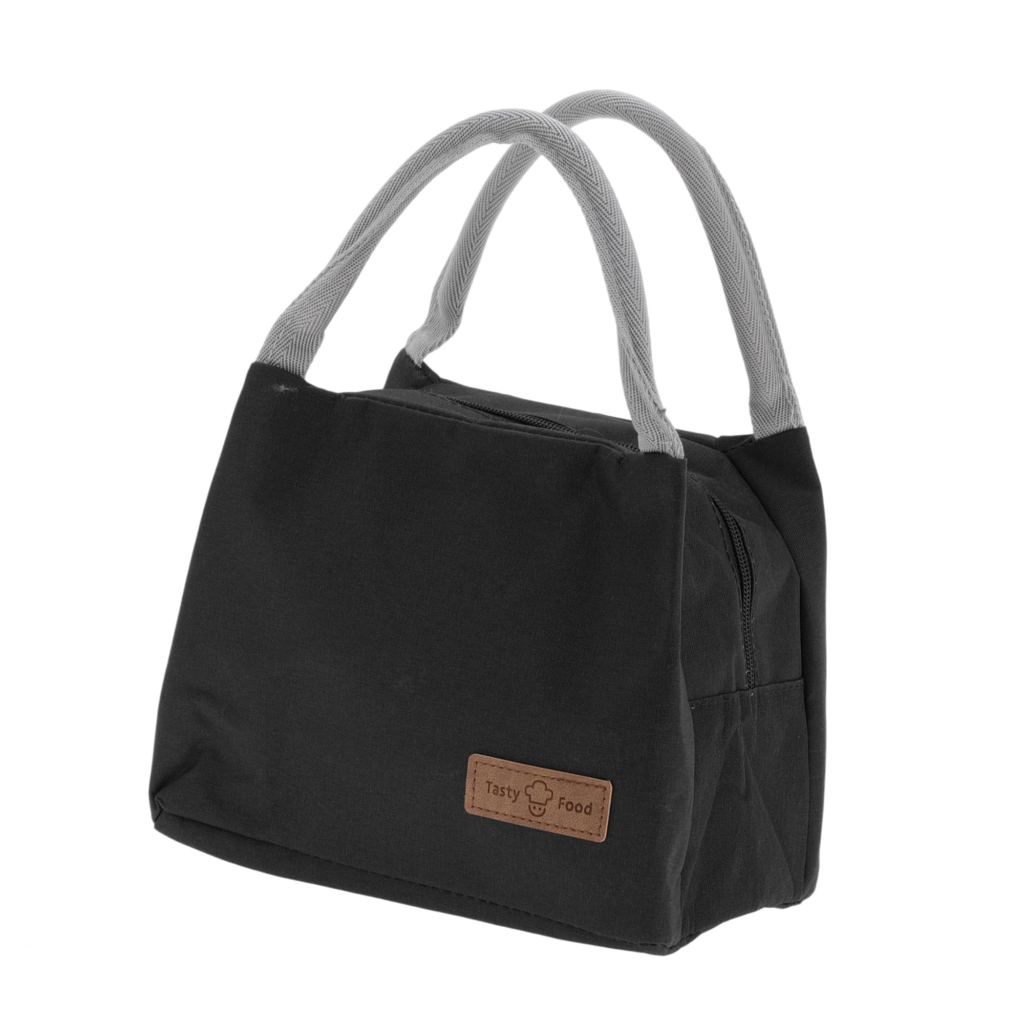 

RENEWREVITAL Insulated Lunch Bag, Small, for Office, Picnic, Beach, and Travel, 221417cm, Black, 1 Bag