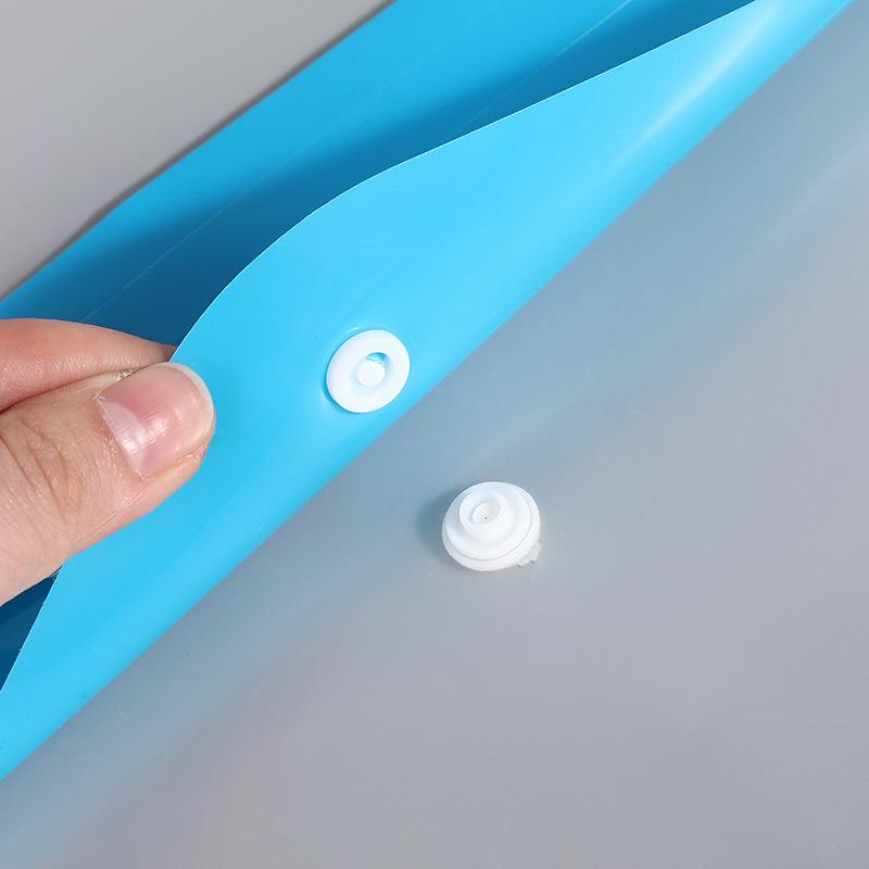 Przezroczysta kolorowa torba na dokumenty A4 dla studentów z wizytownikiem