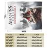A-Assassins C-Creeds Blankets Velvet Spring/Autumn Multi-function Warm Throw Blanket for Bed Travel Bedspreads