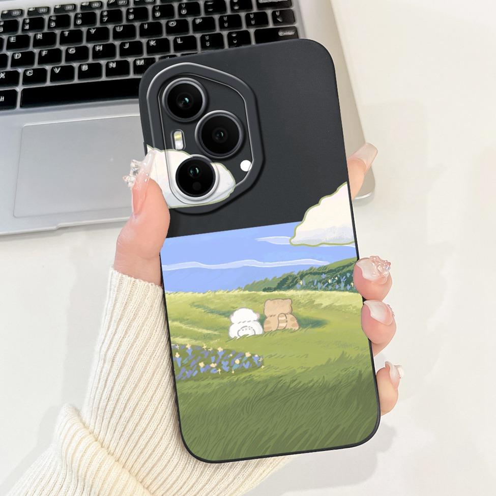 Global For Honor 400 Pro 5G Case DNP-NX9 Cute Cat Panda Fashion Flowers Love Back Cover For Honor 400 Pro 5G Phone Case Bumper