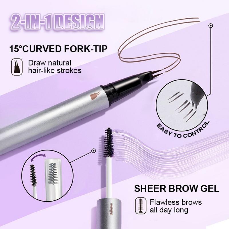 1PC Explosive Makeup Waterproof and Sweat-proof High Quality Durable Eyebrow Pencil Eyebrow Crayon Brush