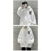 Men's Oversized Graphic Hoodie Hip Hop Style Long Sleeve Pullover Sweatshirt