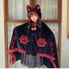 Capybara Cozy Cape: Journey Shawl & Blanket Cloak