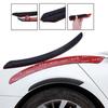 Black Fender Arch Stickers Protector Car Wheel Eyebrow Strips Universal