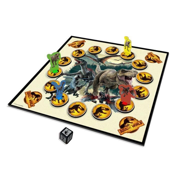 Jeu de plateau - cartamundi - jurassic world : dominion - chasse aux dinos - 40 min - 6 ans