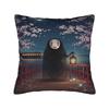 No-Face Kaonashi  Pillowcases  Novelty Pillow Case For Sofa Couch Bed Living Room Graphic Pillow Cover