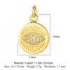 Trendy Brass Cubic Zirconia Life Tree Crown Charm Women Fish Paw Cow Pendant DIY Jewelry Bracelet Earring