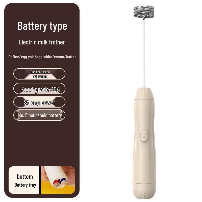 LISM Electric Handheld Milk Frother & Whisk 2-Pack