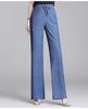 Women's Summer Tencel Wide-Leg Jeans - Thin Ice Silk, Straight Mom Style, New Middle-Aged.