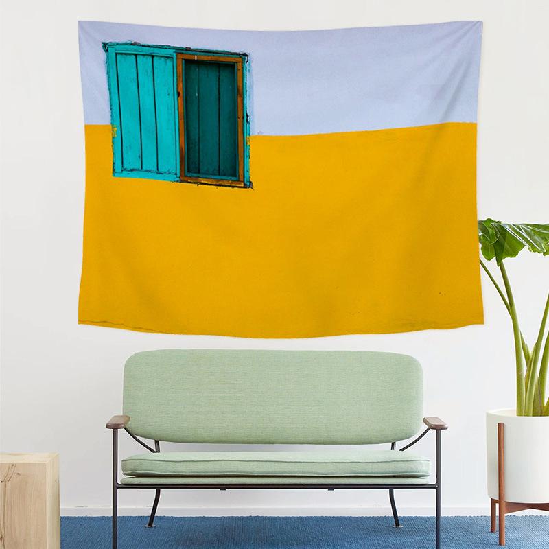 Creative Wind Hanging Cloth Digitalprinted Polyester Tapestries Living Rooms Bedrooms Macrame Wall Hanging Room Decor Aesthetic