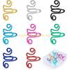 92MF 10/14/15 Pcs Snake Shape Crochet Rings Tension Guide Yarn Rings Knitting Accessories for Mother Women