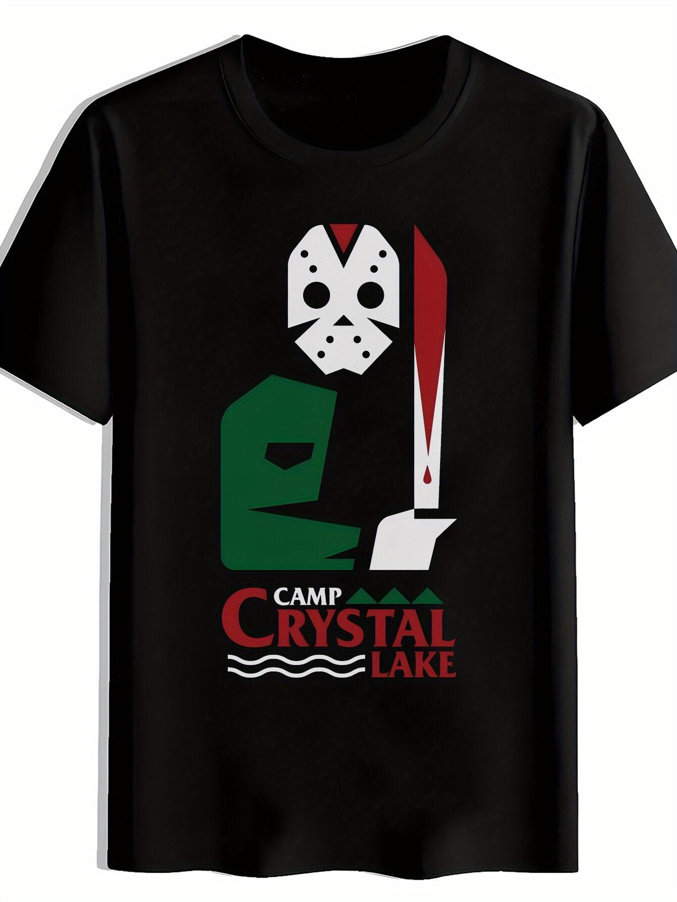 T-shirt White Cheese Slice Print Red Triangle XXXXL